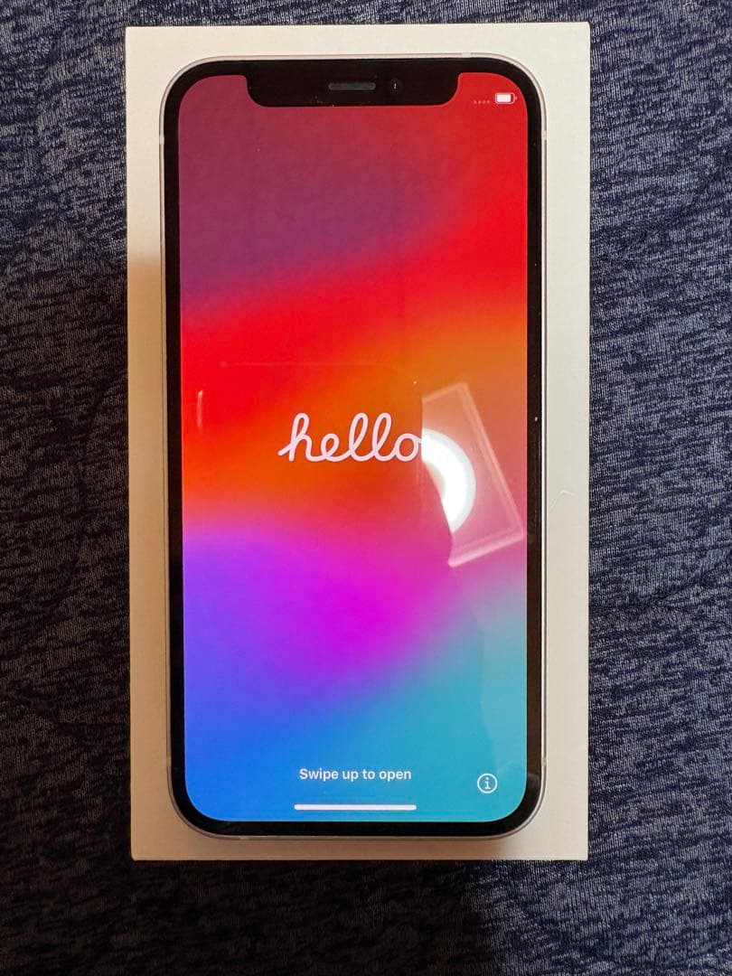 即日発送可能】Apple iPhone 12mini ホワイト 画面ひびあり