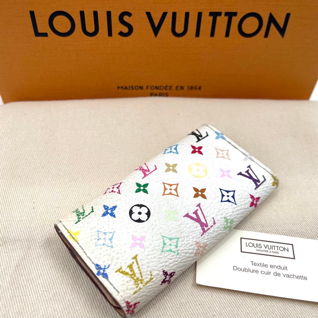 <良品>ルイヴィトン 　モノグラム　マルチカラー　キーケース　　4連 　810