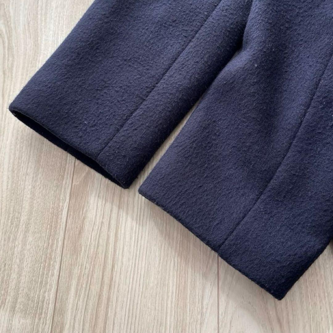 【美品】PaulSmith 現行 ロングコート 44 XXL ネイビー 日本製