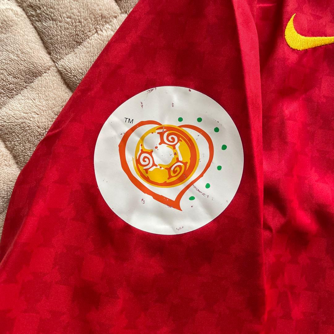 デッドストック ポルトガル代 フィーゴ 7番 ユーロ2004決勝マッチデイ