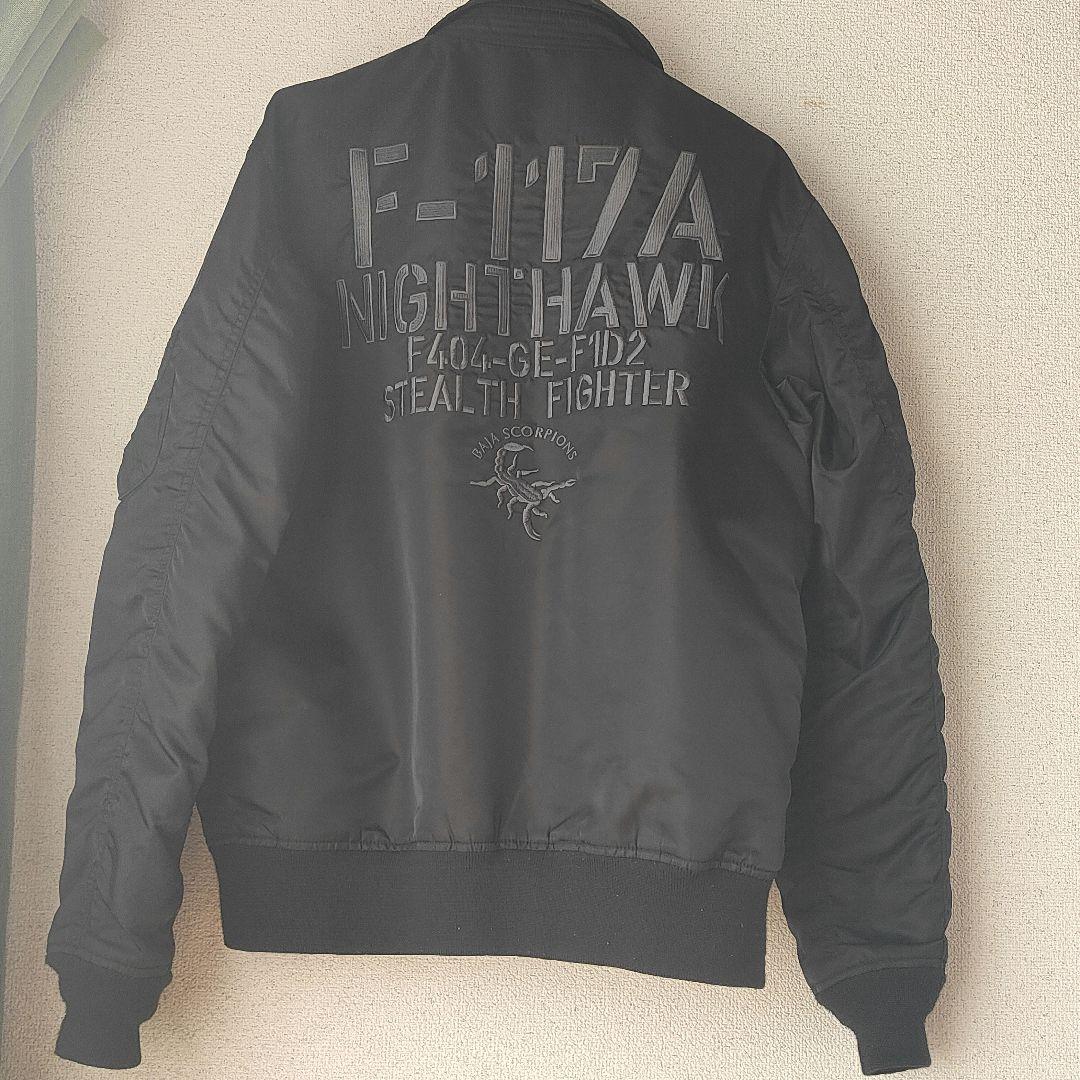 【希少XL】AVIREX F-117A ナイトホーク 黒 上野商会正規品