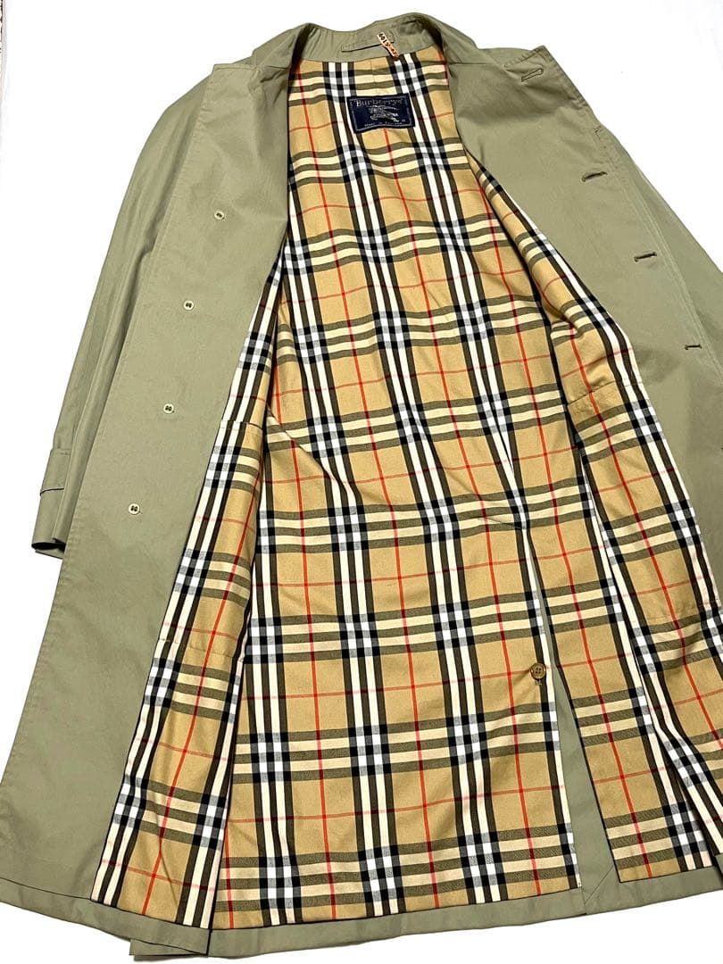 【最終価格】バーバリーズ英国製ノバチェックL〜XL ライナーなしオールシーズン