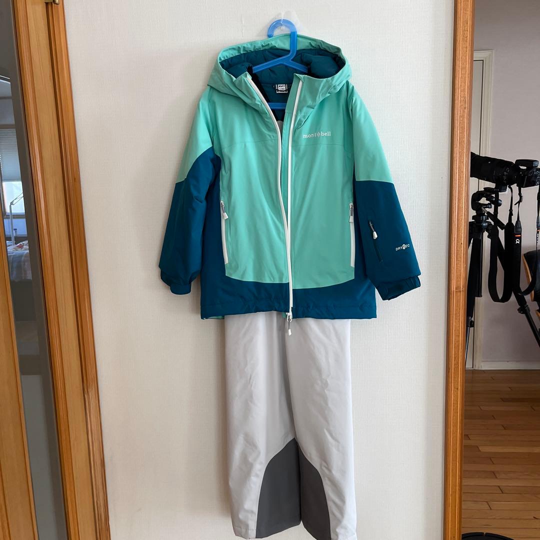 mont-bell キッズスキーウェア130上下