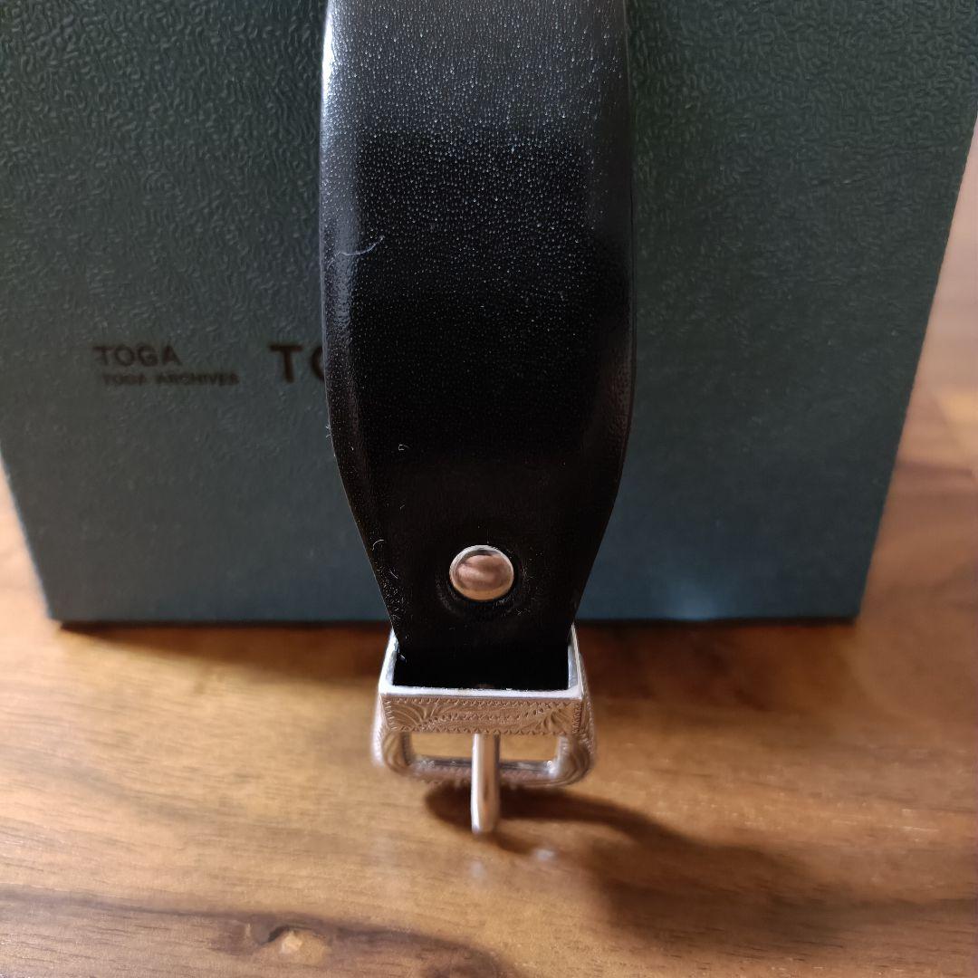 TOGA DOUBLE BUCKLE BANGLE ブラック