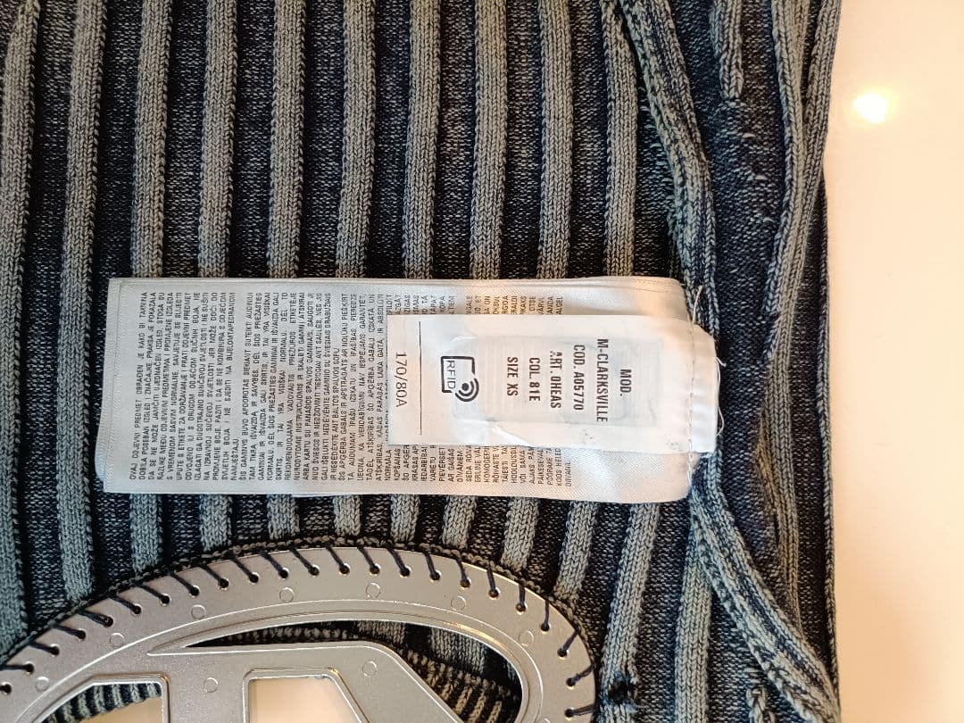 DIESEL M-Clarksville チューブトップ XS