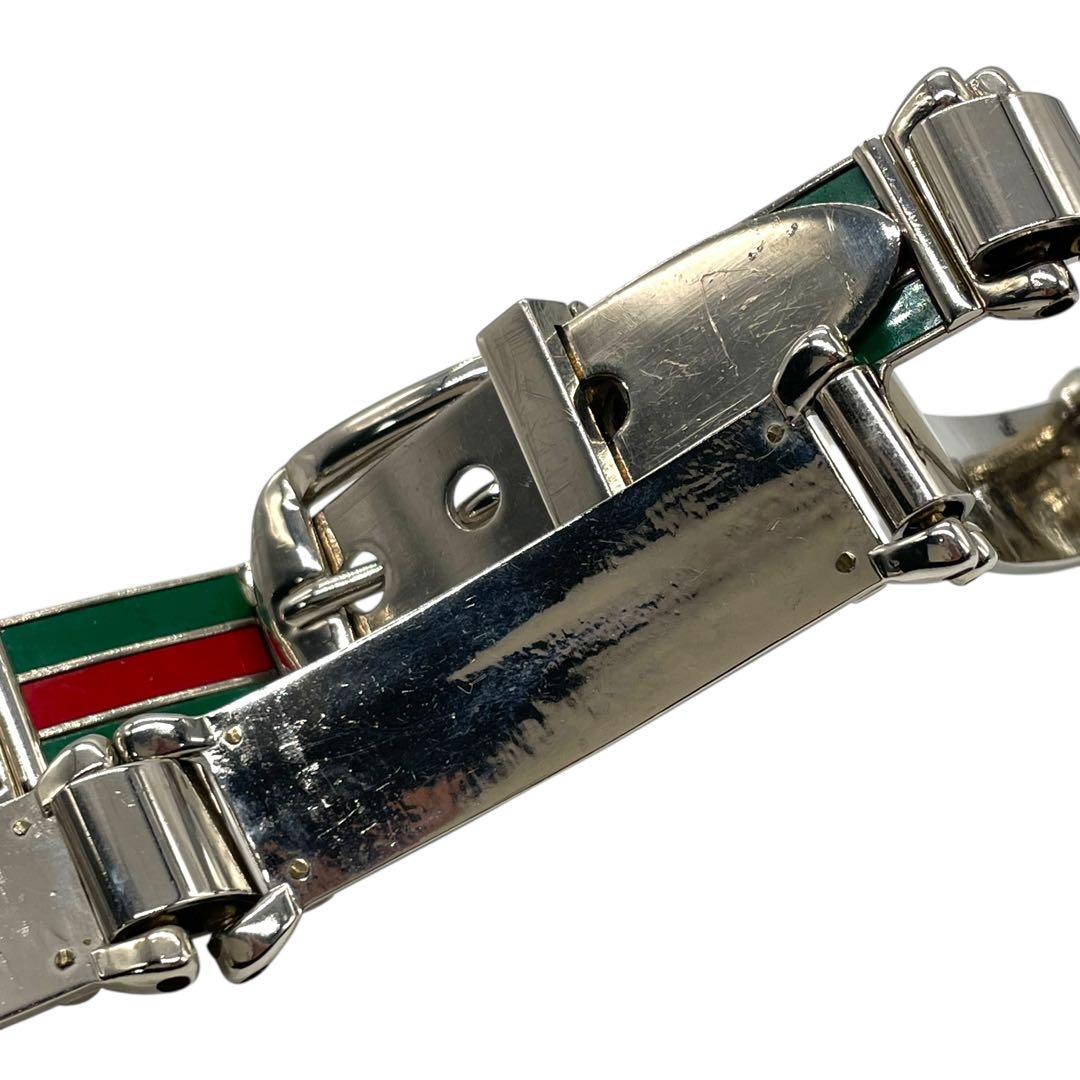 美品 激レア GUCCI グッチ シェリーライン ベルト メタル シルバー金具