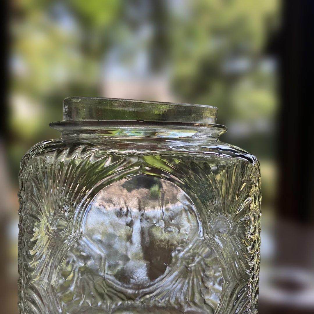 あめや瓶 シュガーポット ガラス瓶 和ガラス