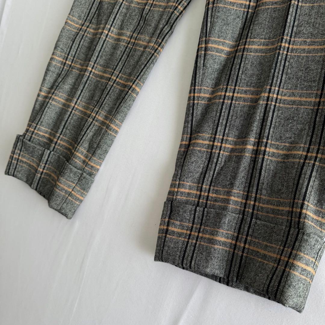 syuukka◆定価19800円◆新品タグ付◆ヤマダヤ 起毛チェックパンツ