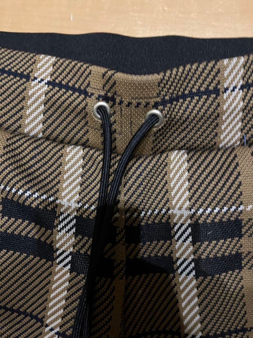 パーリーゲイツ　PEARLY GATES　Wジャガード チェック柄 パンツ