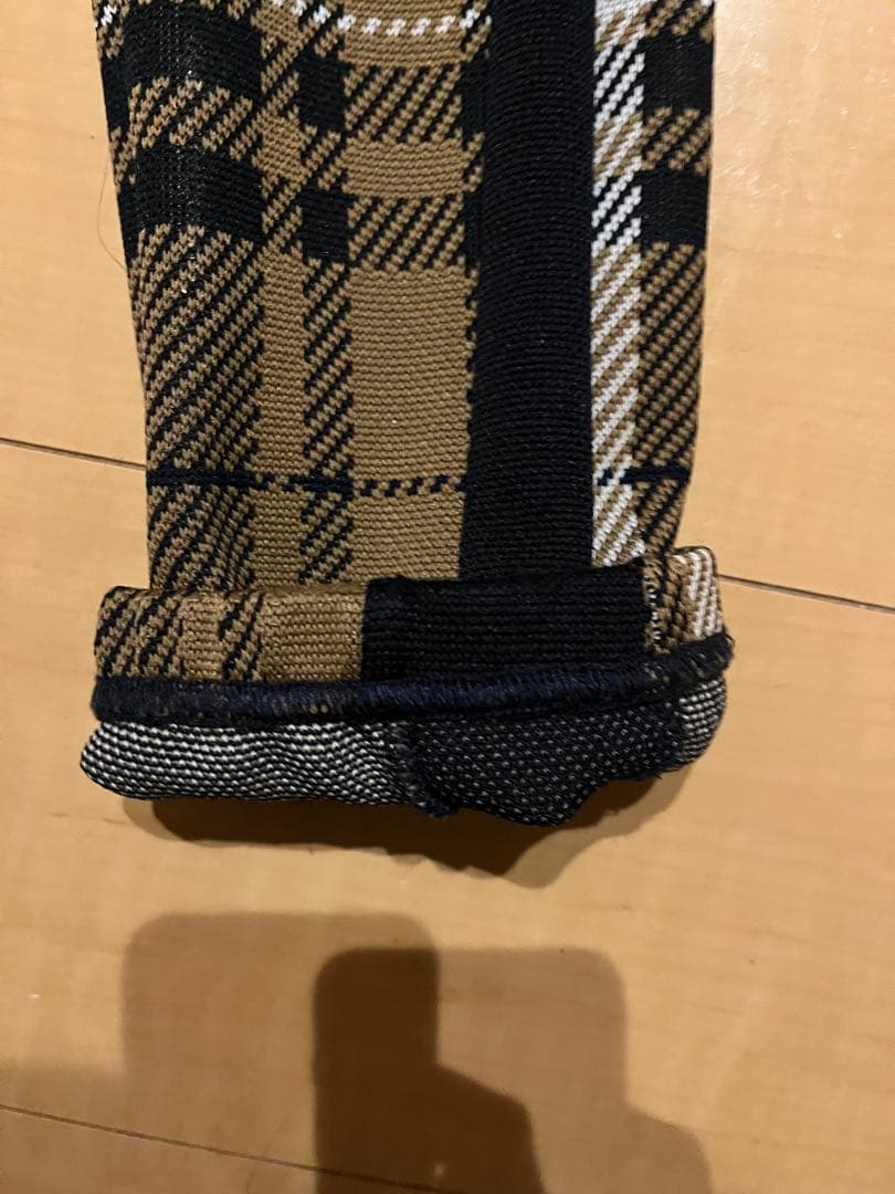 パーリーゲイツ　PEARLY GATES　Wジャガード チェック柄 パンツ