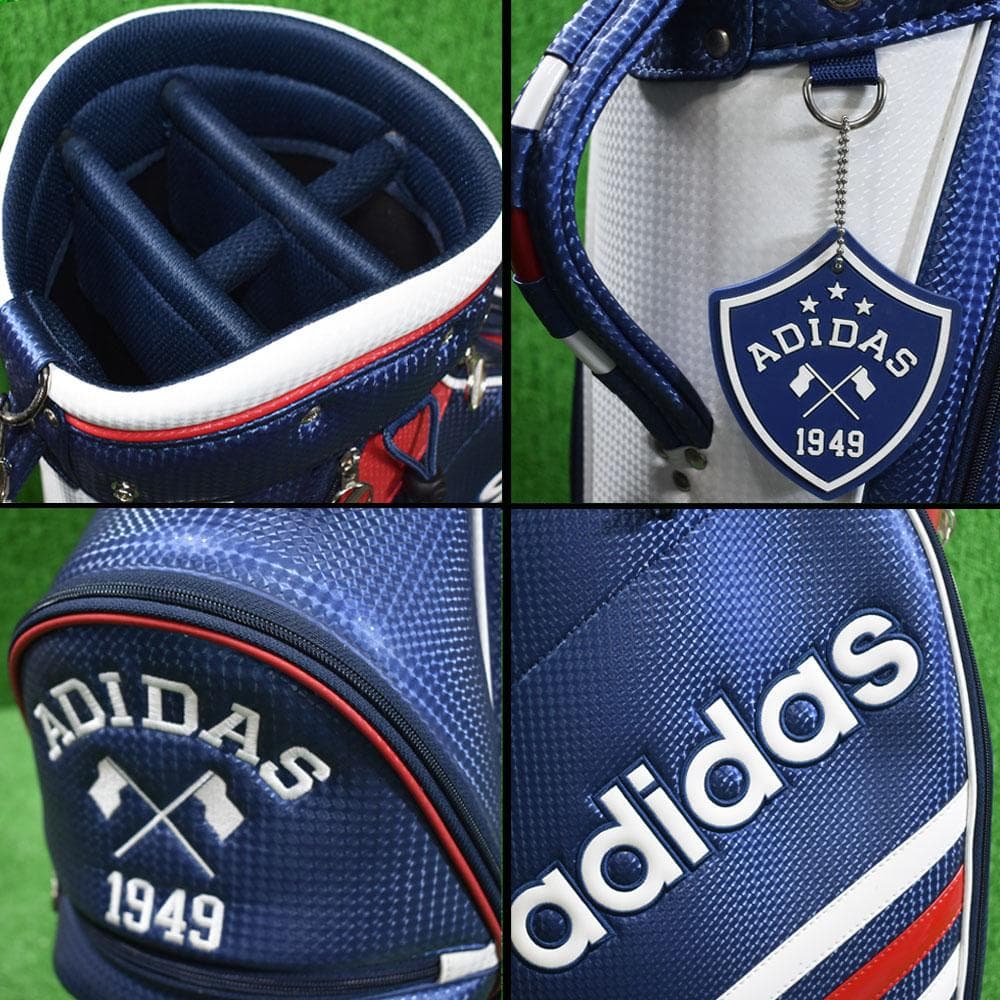 adidas/アディダス ゴルフ キャディーバック９型【ネイビー】超美品！