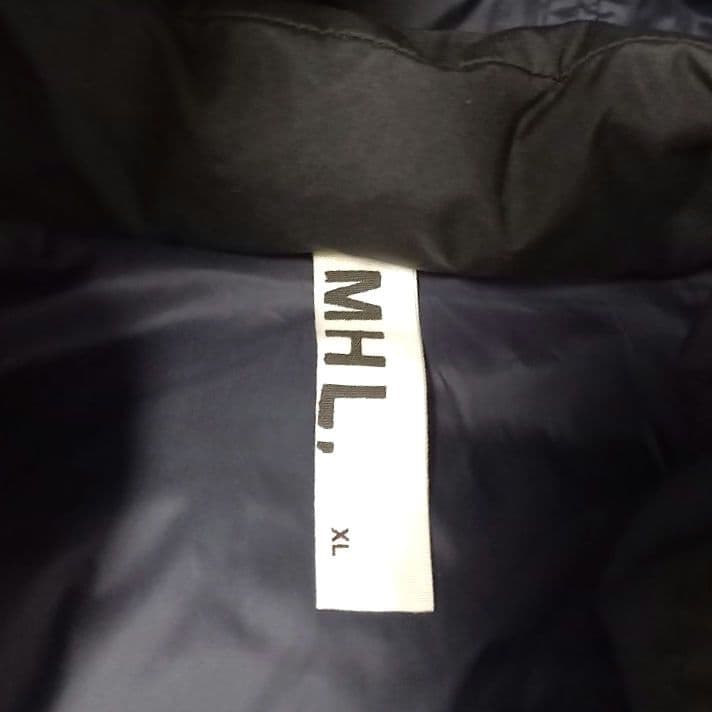 MHL. フード付きダウンジャケット 2way XL 黒 ユニセックス - メルカリ