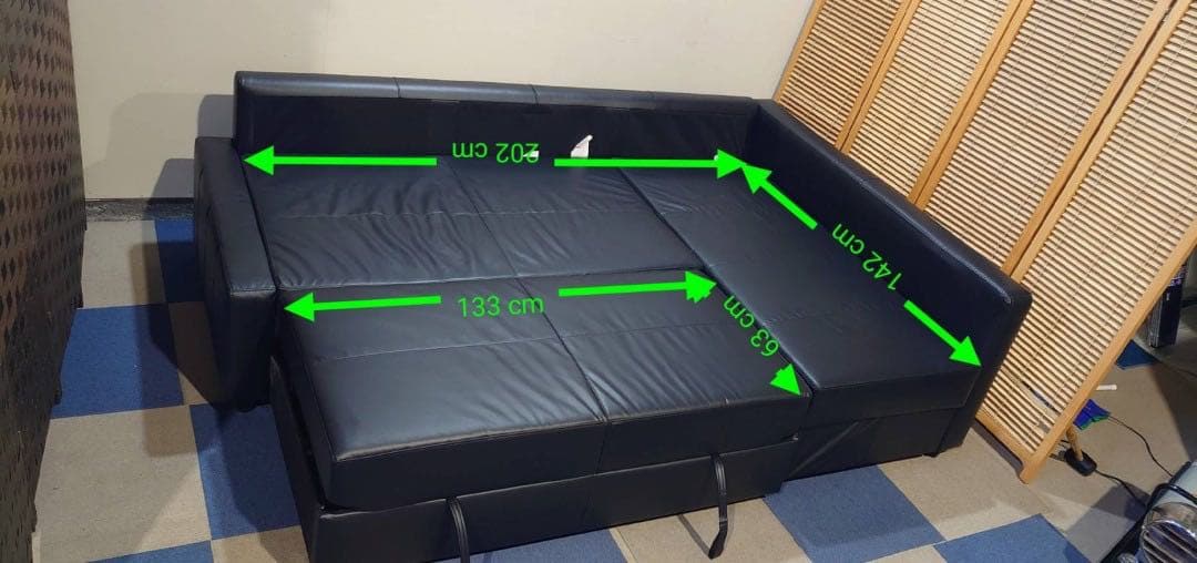 東京都23区送料込◆ イケアのソファベッド　 (TP04700)