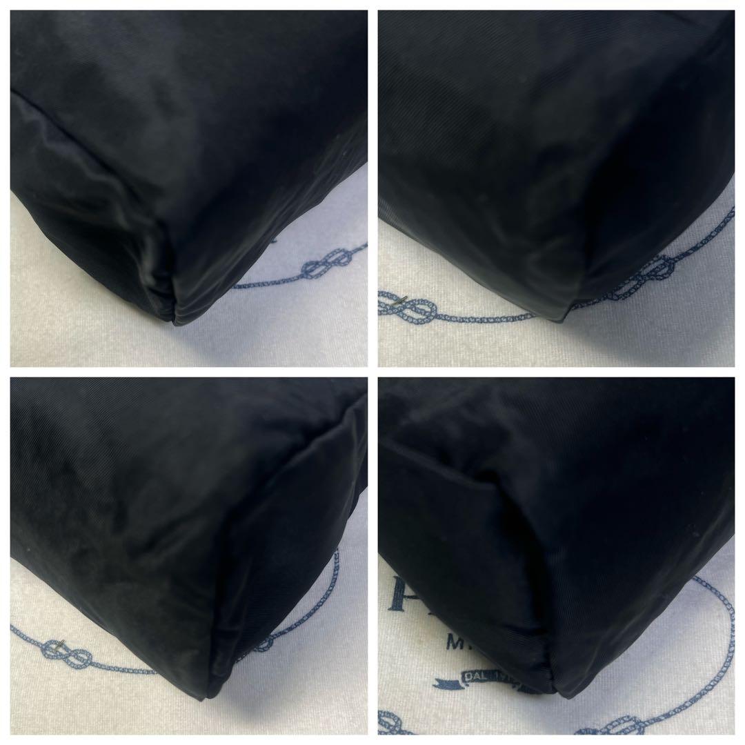 正規品　美品　PRADA プラダ　ブラック　黒　ナイロン ポーチ