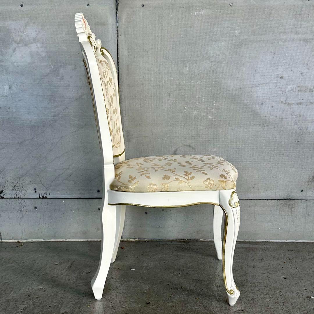 ❖ 王妃気分のアンティーク調クロシオチェア ❖ロココ調　アンティーク風　手彫猫足