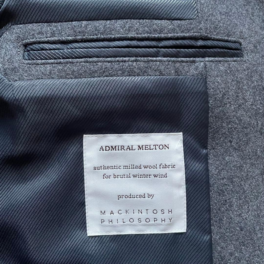 マッキントッシュフィロソフィー メルトン ステンカラーコート