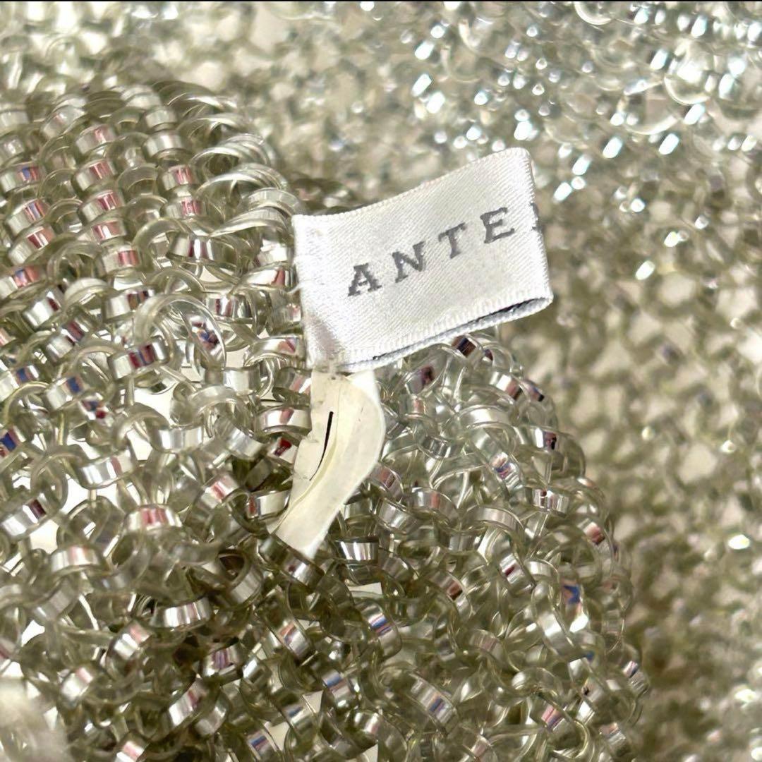 【極美品】ANTEPRIMA　アンテプリマ　ワイヤーバッグ　シルバー リボン