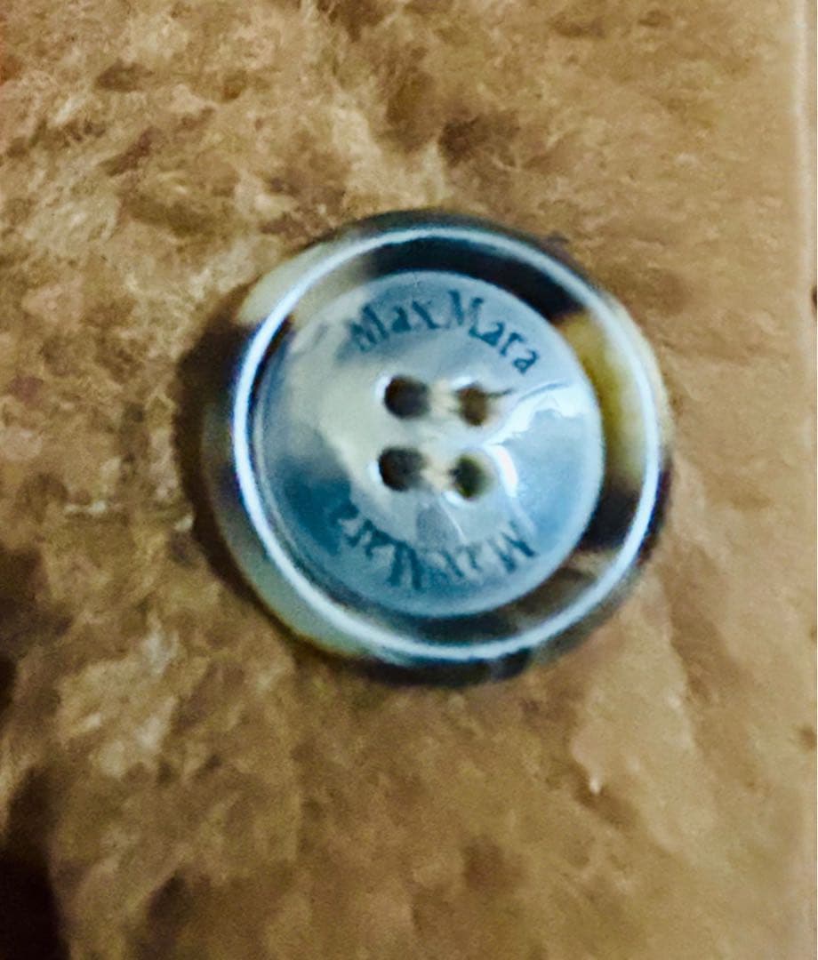 新品 MAXMARA TENEBRE4テディベア キャメル S/M アルパカ