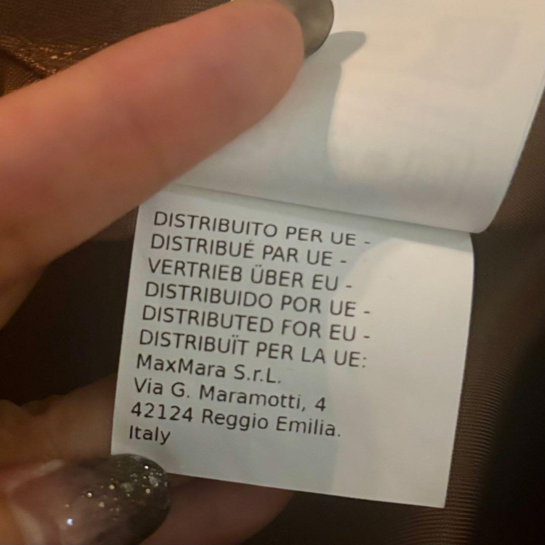 新品 MAXMARA TENEBRE4テディベア キャメル S/M アルパカ