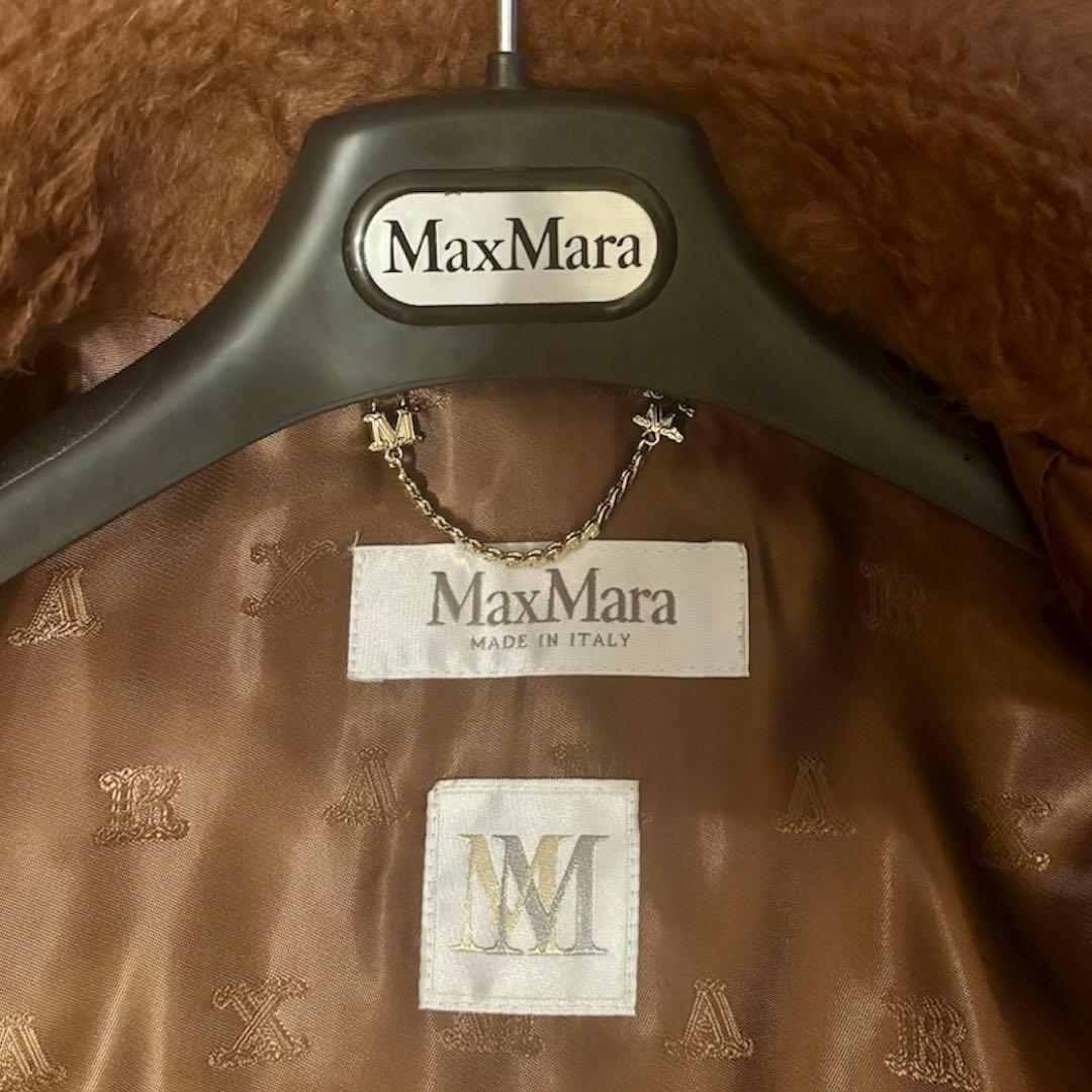 新品 MAXMARA TENEBRE4テディベア キャメル S/M アルパカ