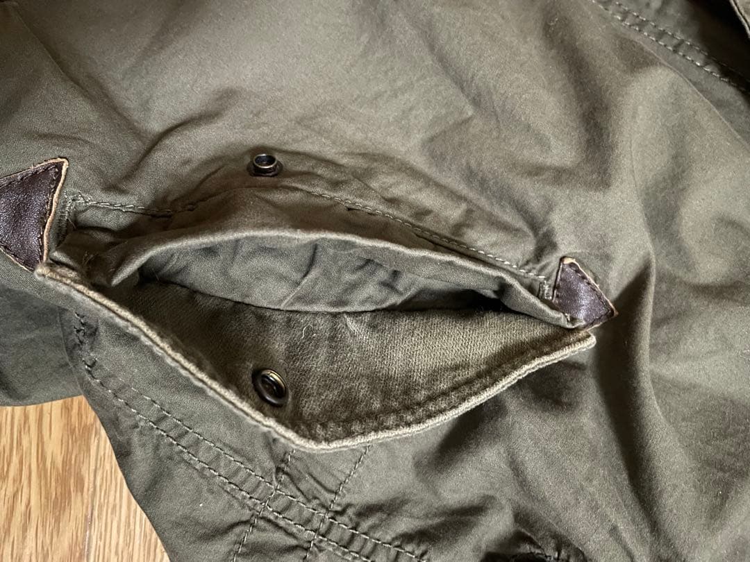 goa ファー付き　ショート丈　ミリタリージャケット