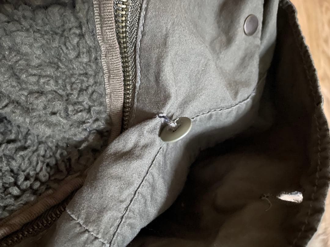 goa ファー付き　ショート丈　ミリタリージャケット