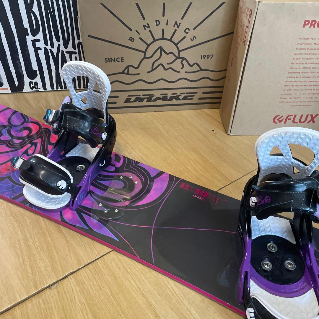 BURTON キッズスノーボードセット バートン SCRIBEバイン付 BURTON