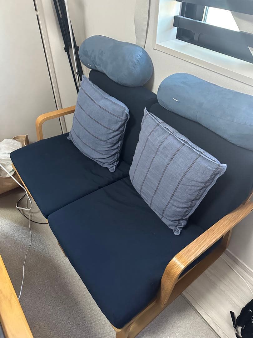 【美品】無印用品2人掛けソファ/直接取引限定