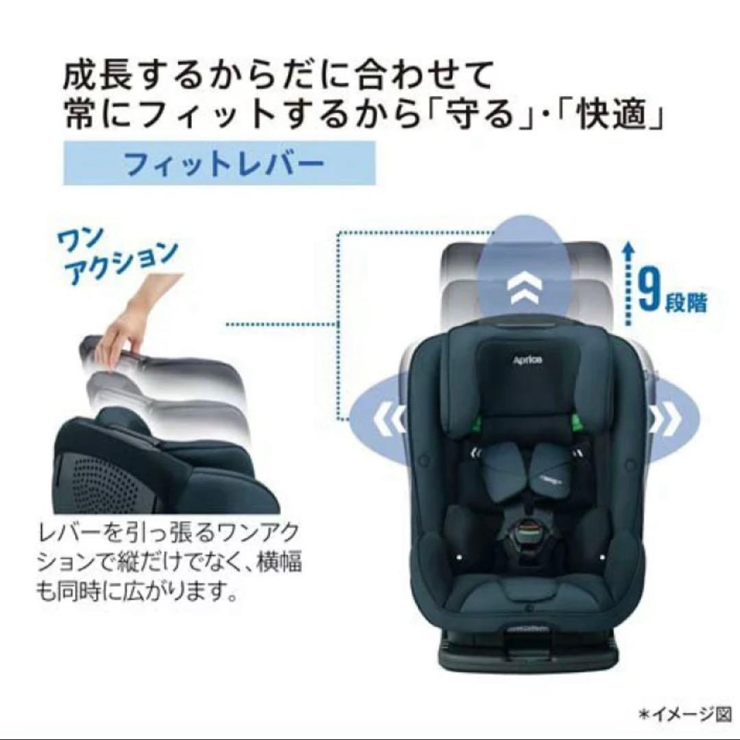 【美品】Aprica フォームフィット ネクスト ステラグレー