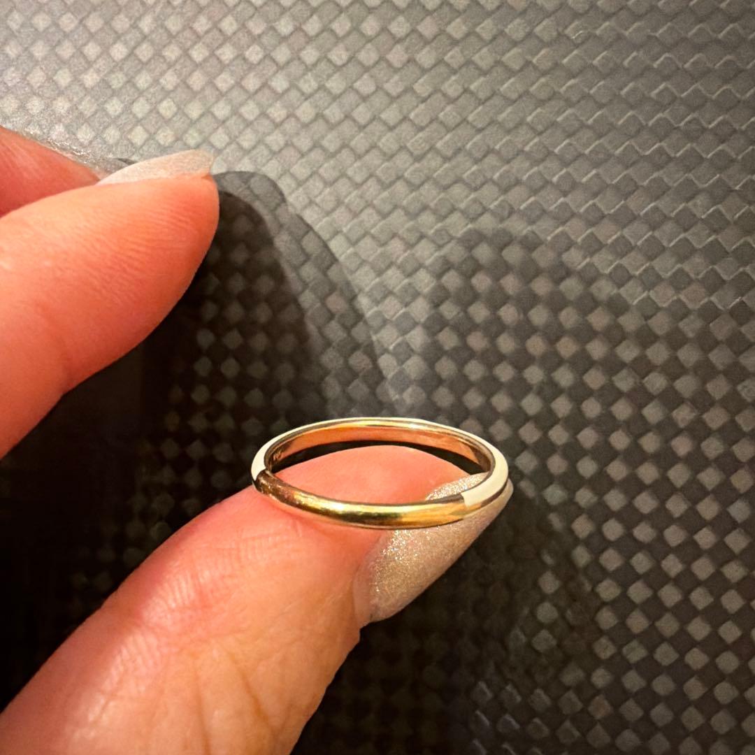 スタージュエリー　エナメルリング　11号　0.004ct K10