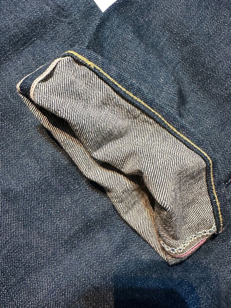 人気 美品 桃太郎ジーンズ 濃紺 ワンウォッシュのみ ストレートジーンズ W30