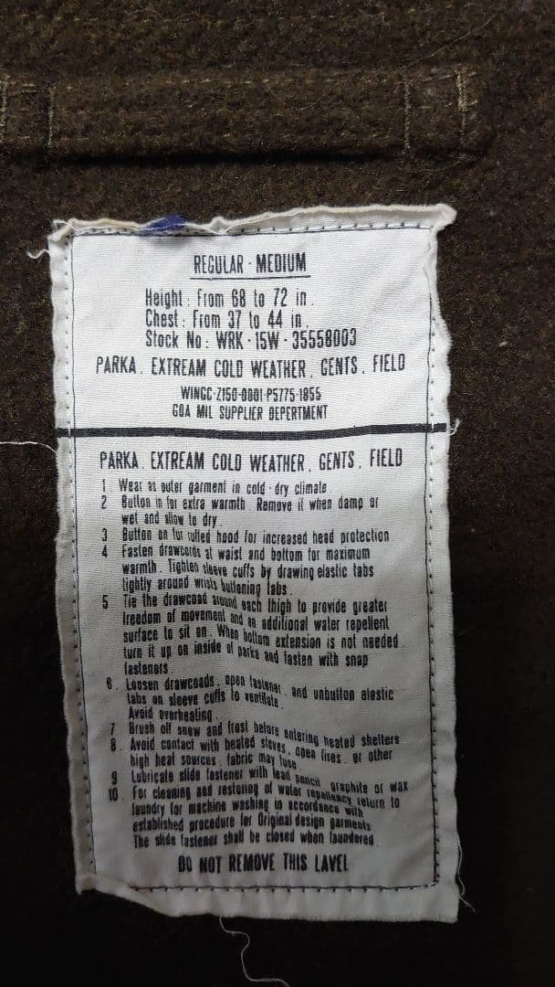 goa　ベージュ モッズコート ラクーンファー付きフード