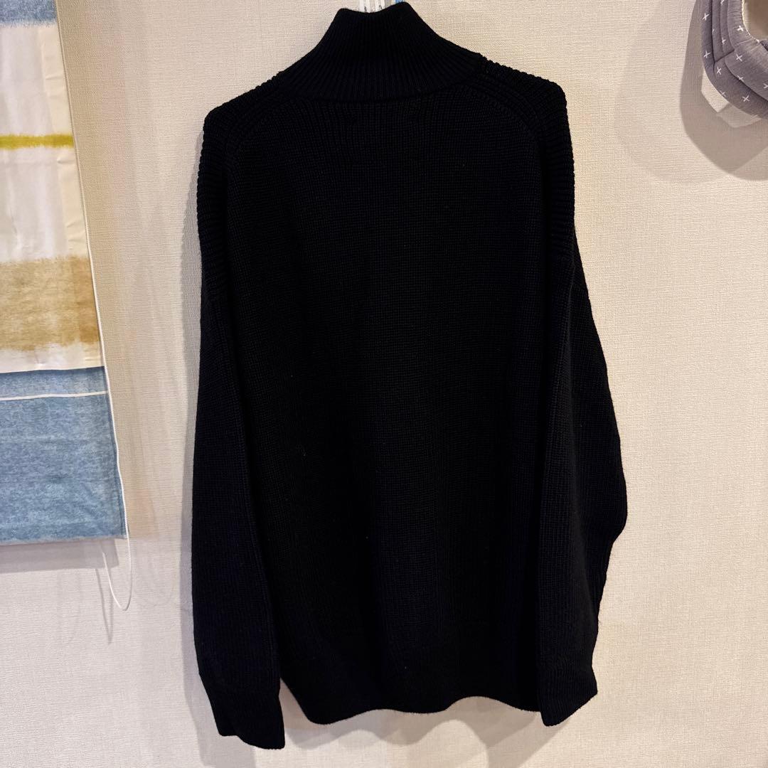 MAISON SPECIAL ブラック　 セーラーカラー　ドライバーズニット　1