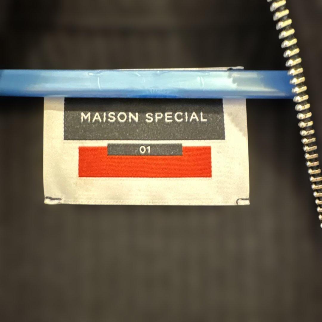 MAISON SPECIAL ブラック　 セーラーカラー　ドライバーズニット　1