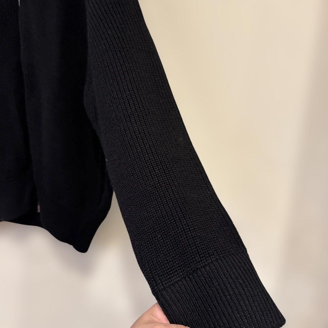 MAISON SPECIAL ブラック　 セーラーカラー　ドライバーズニット　1