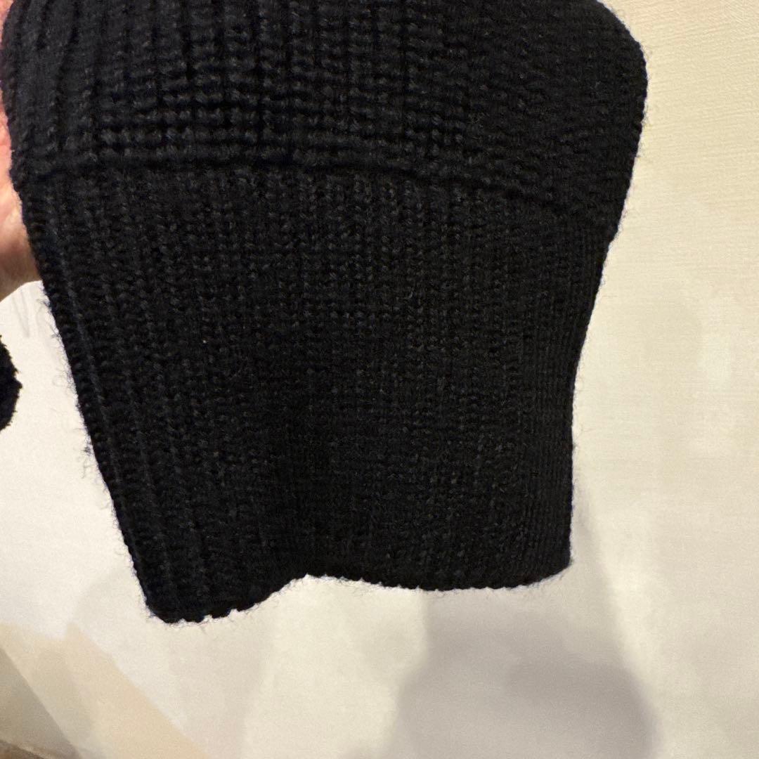 MAISON SPECIAL ブラック　 セーラーカラー　ドライバーズニット　1