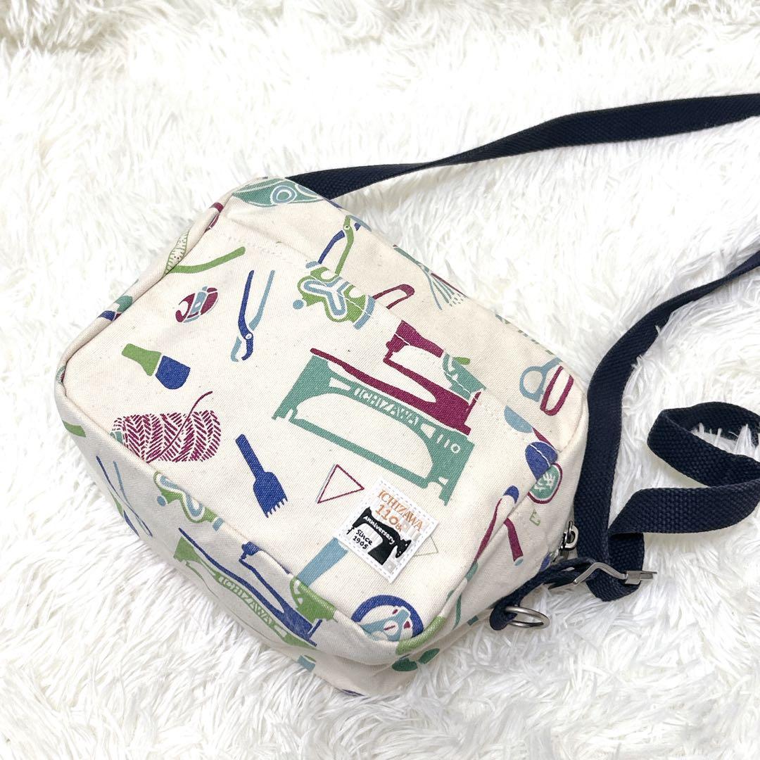【極美品】一澤信三郎 一澤帆布 110周年記念 ショルダー いろどり