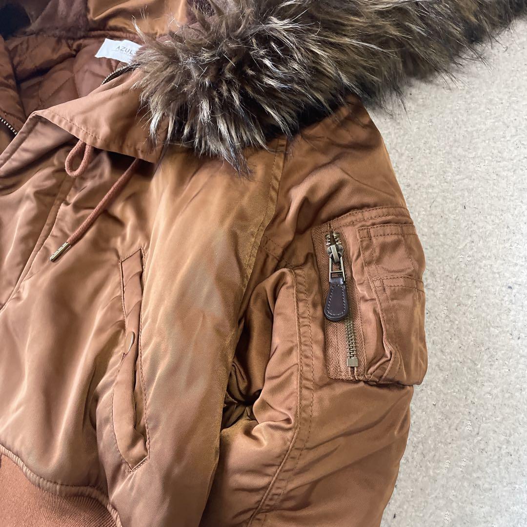 AZUL by moussy N-2Bフライトジャケット　y2k ブラウン　S