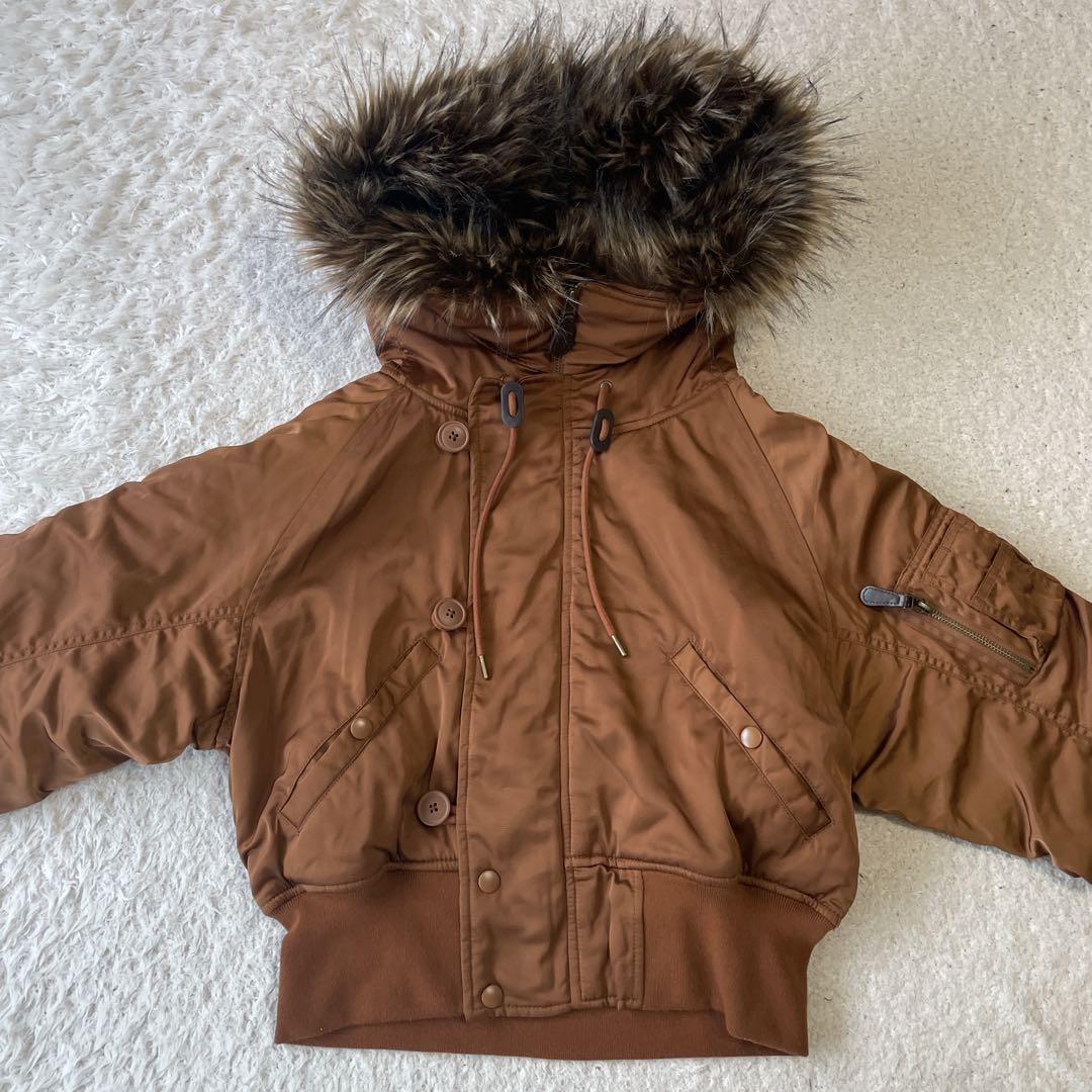 AZUL by moussy N-2Bフライトジャケット　y2k ブラウン　S