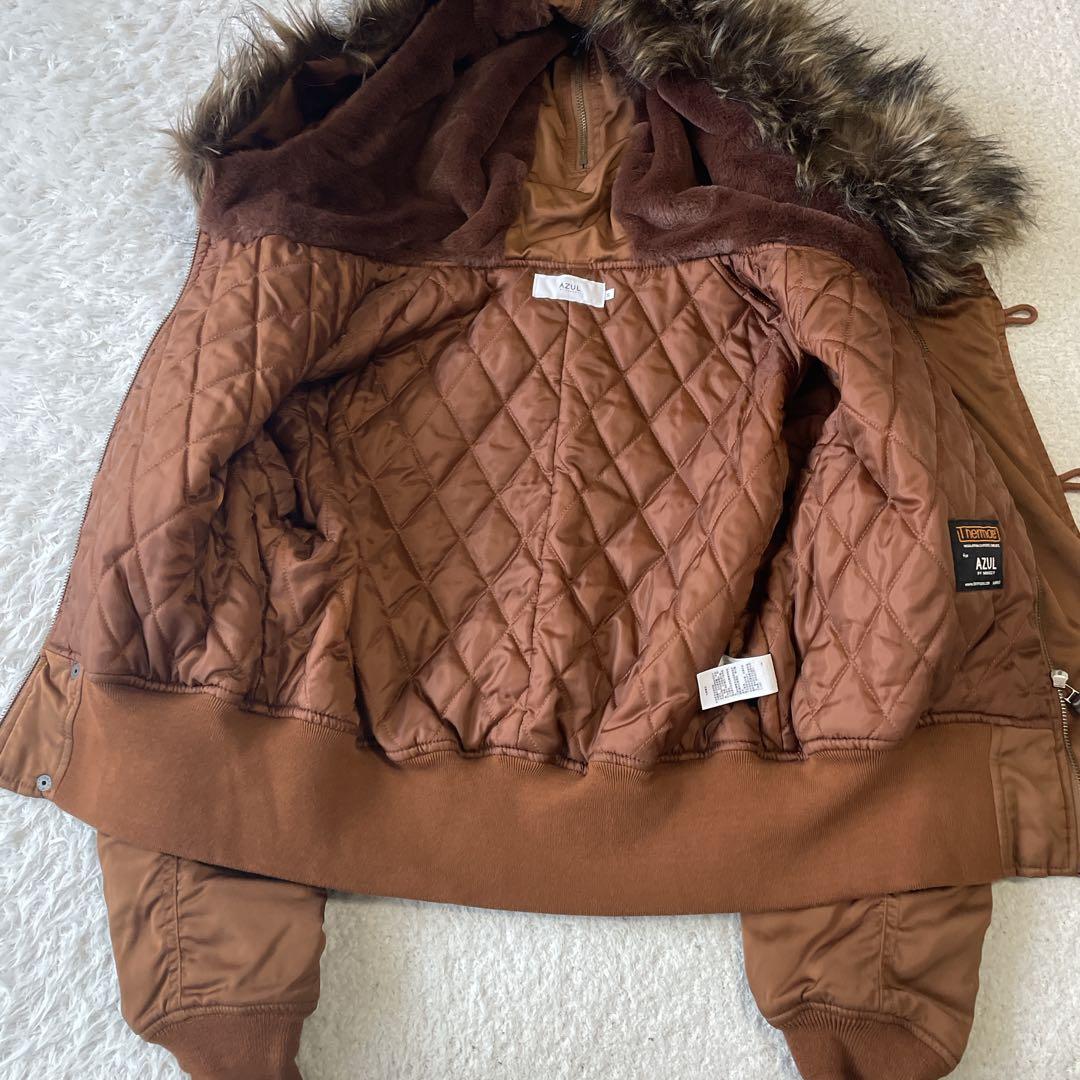 AZUL by moussy N-2Bフライトジャケット　y2k ブラウン　S