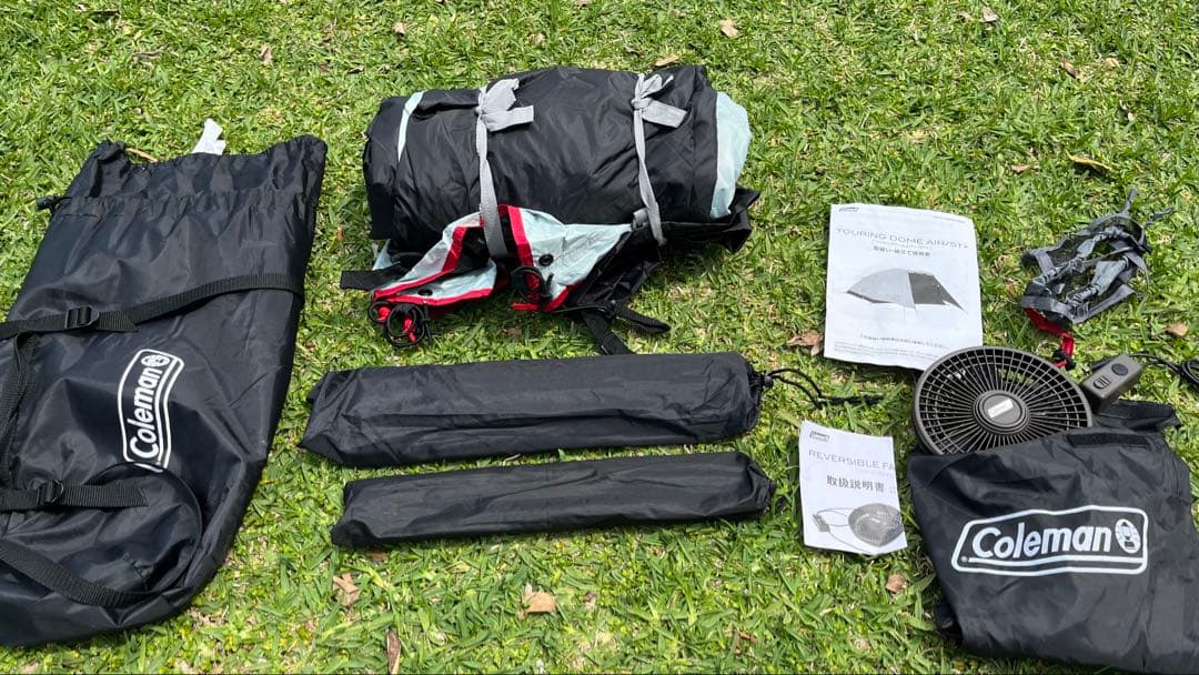 Coleman ツーリングドーム エアー/st＋&リバーシブルファン