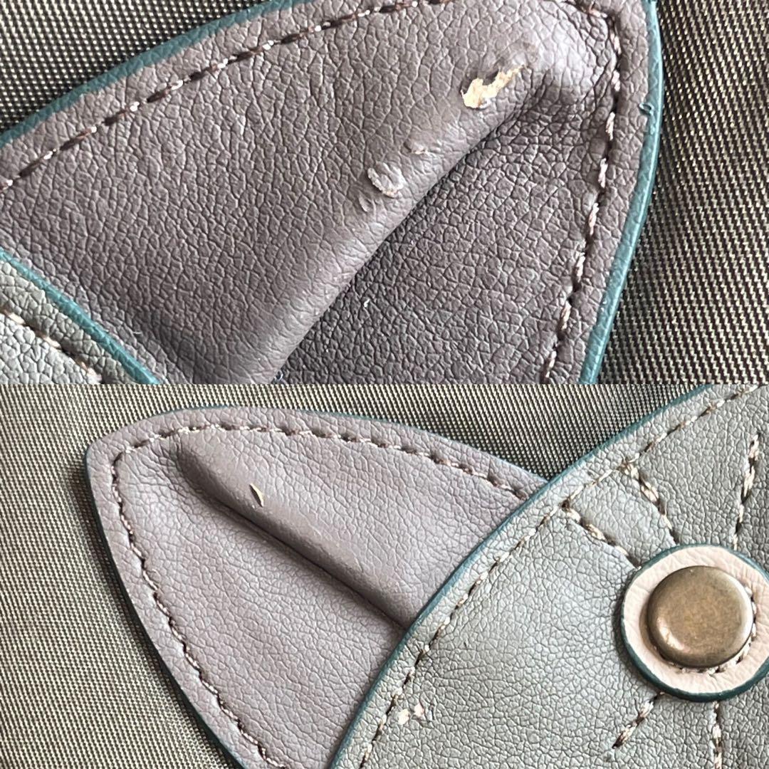 【未使用／タグ付き】アルベロベロ ぶたさん　ナイロン リュック　カーキ