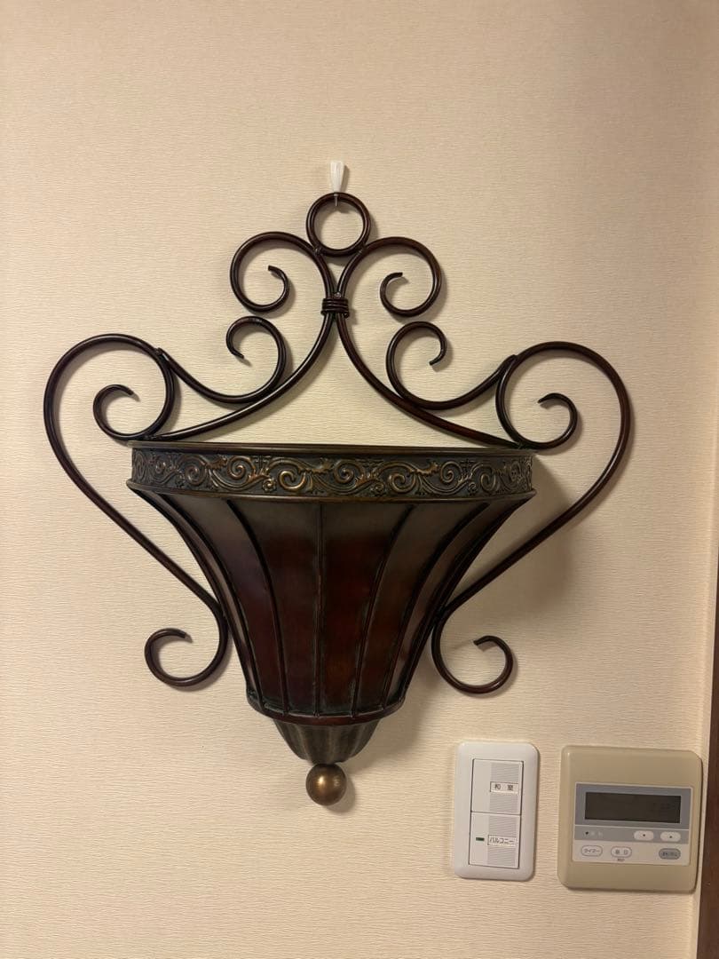 新品ウォールプランター 0901KFM003 ブラウン