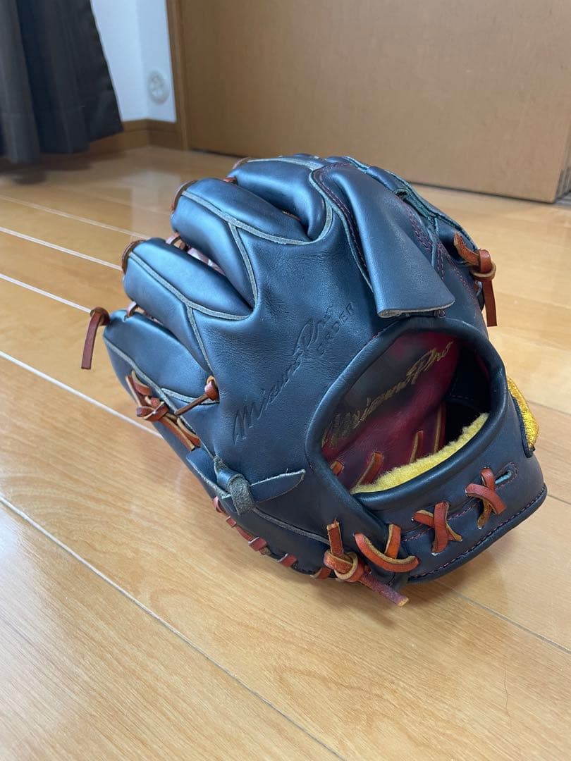ミズノプロ　 軟式オーダーグローブ Dブルー　投手用