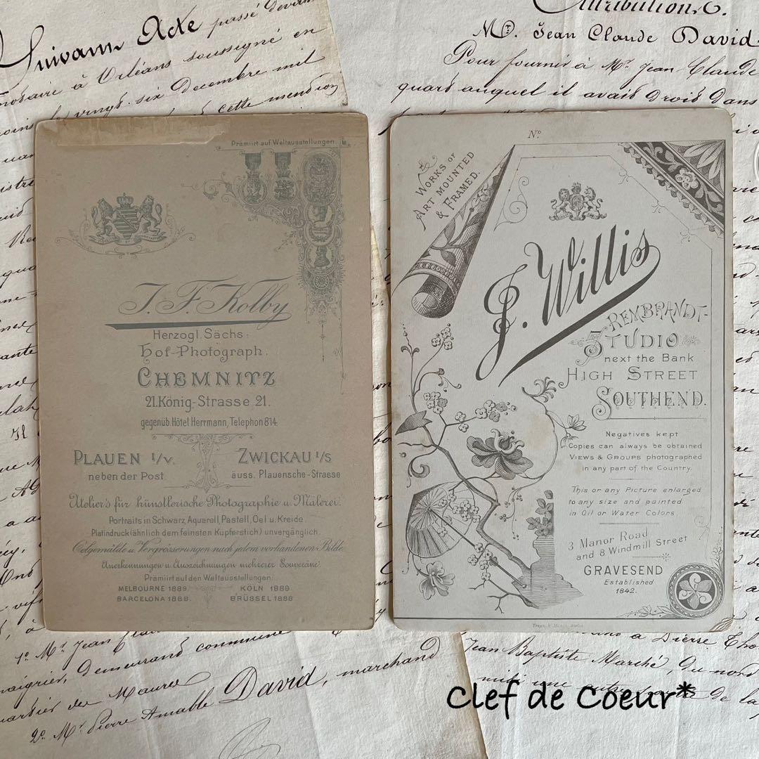 0125h アンティークポートレート カルトキャビネ ジャンクジャーナル