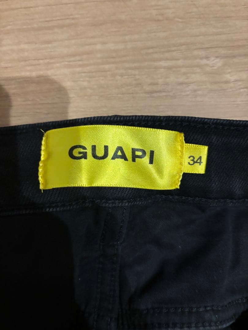 GUAPI ブーツカットデニム 34 ブラック | 激安通販のイーサプライ