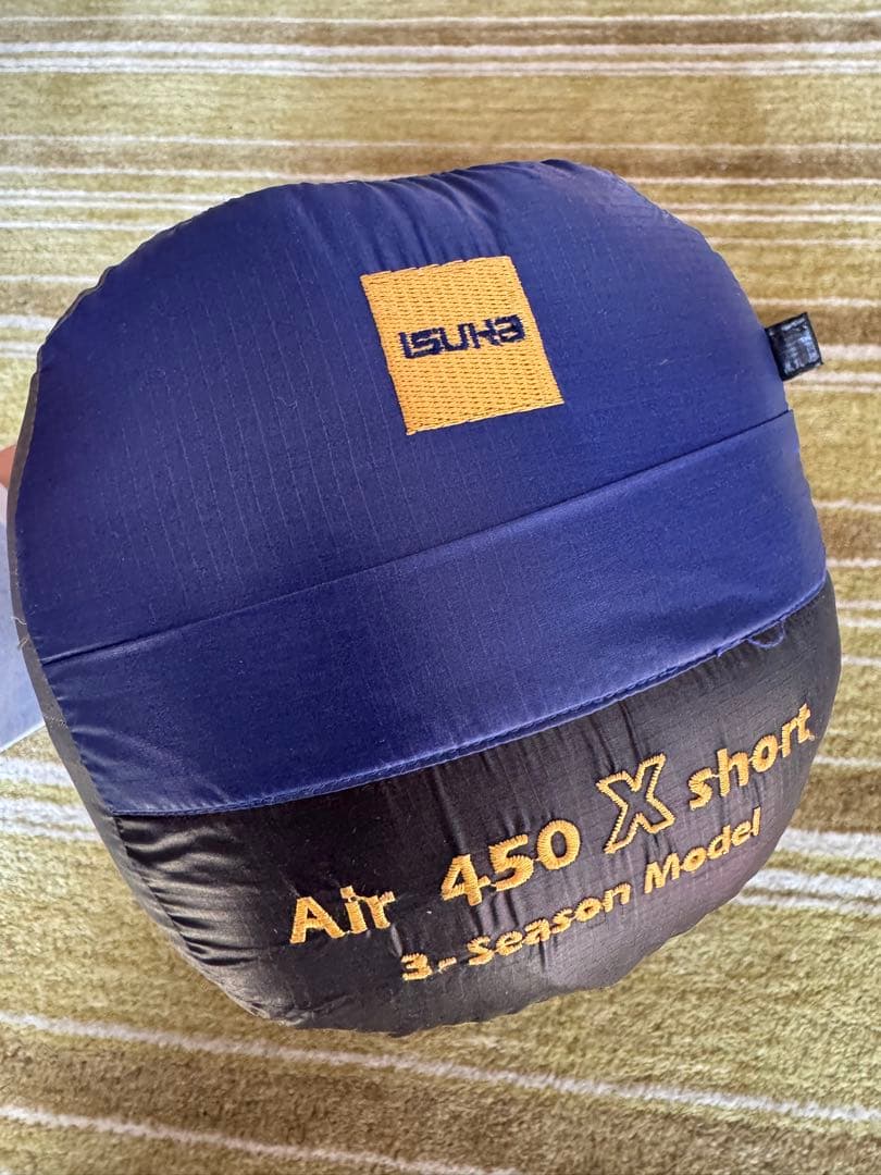ISUKA AIR 450 X ショート シュラフ 寝袋 イスカ キャンプ 車中