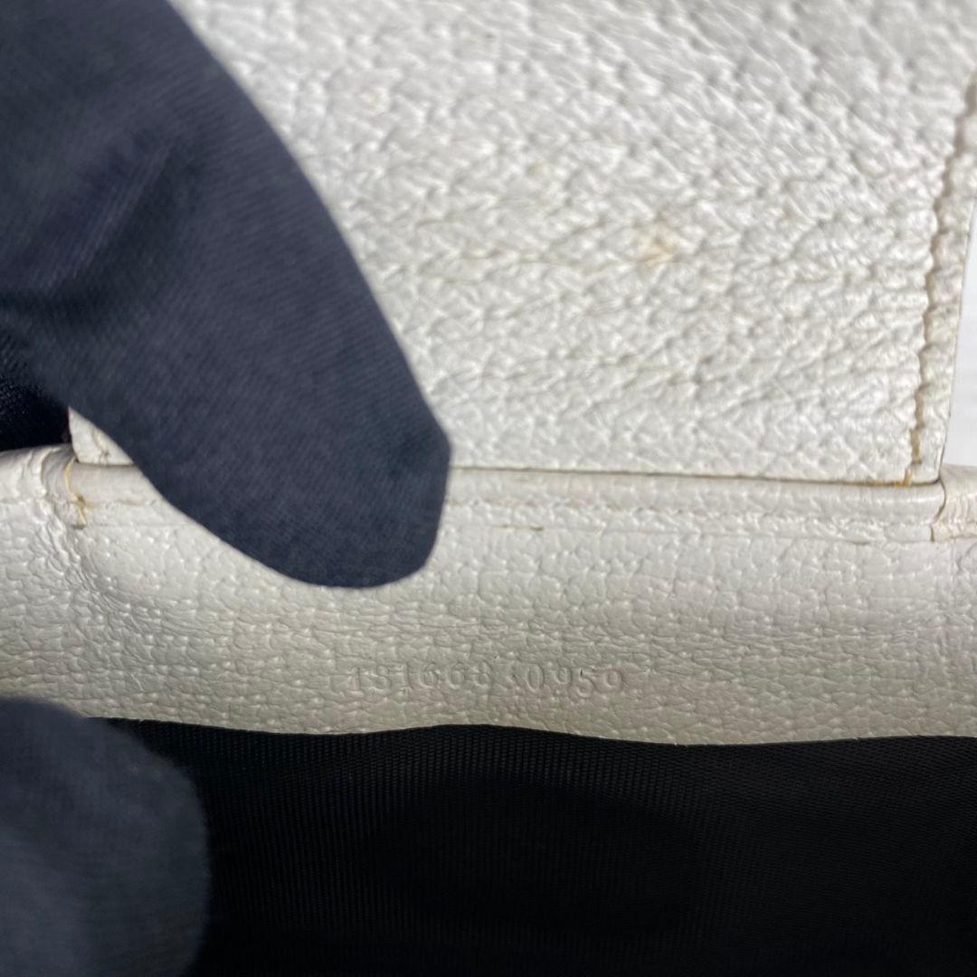 【美品✨️】希少 グッチ シェリーライン キャンバス フラップ 二つ折り 長財布