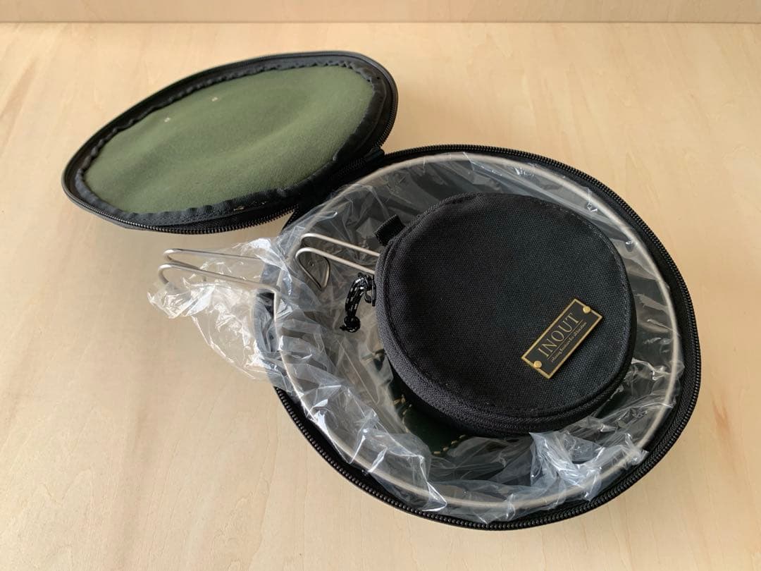 INOUT シェラディッシュカップ レザーグリップ ケースセット限定品