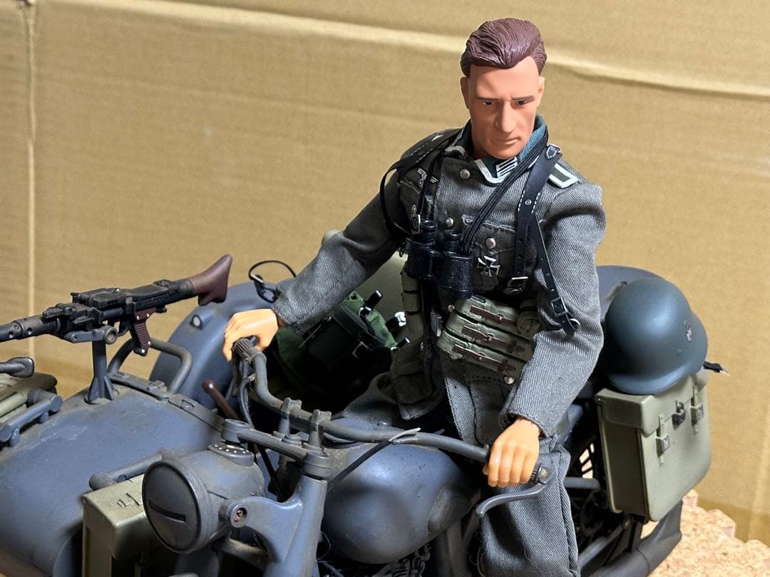 21st century toys 1/6 ドイツ軍　サイドカー 兵士付き